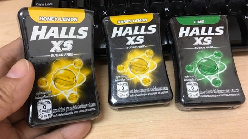 Kẹo ngậm Halls giúp giảm ho và đau rát họng