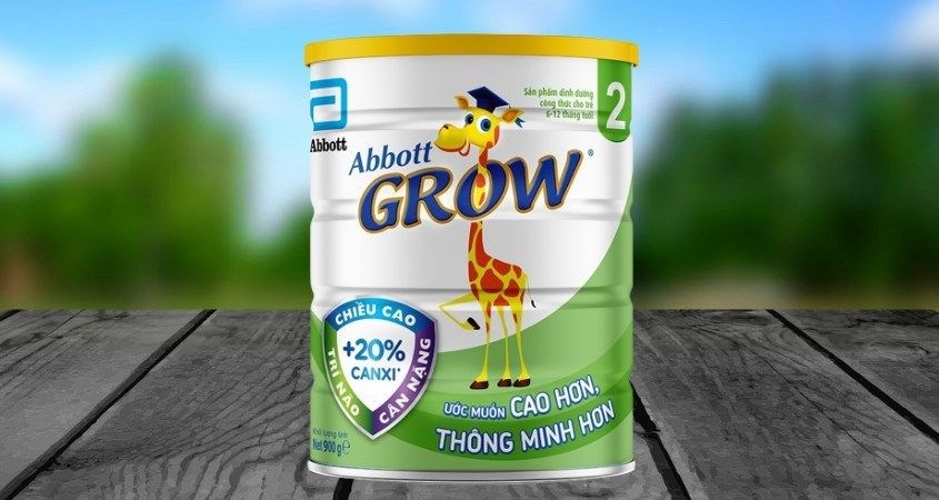 Sữa bột Abbott Grow số 2 hương vani 900g (6 - 12 tháng) Sữa bột Abbott Grow số 2 hương vani 900g (6 - 12 tháng)