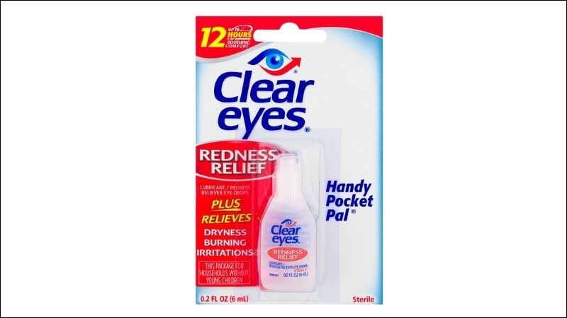 Nhỏ mắt Clear Eyes bảo vệ và nuôi dưỡng mắt khỏe mạnh