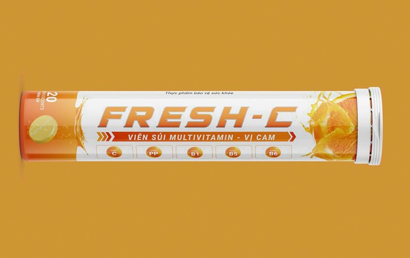 Quà tặng viên sủi Fresh C Multivitamin hỗ trợ tăng đề kháng 