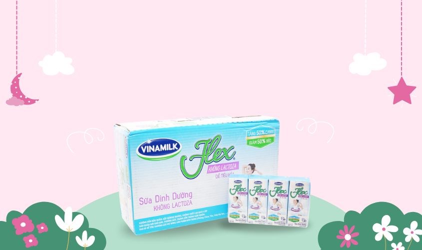 Sữa dinh dưỡng không đường Vinamilk Flex Sữa dinh dưỡng không đường Vinamilk Flex