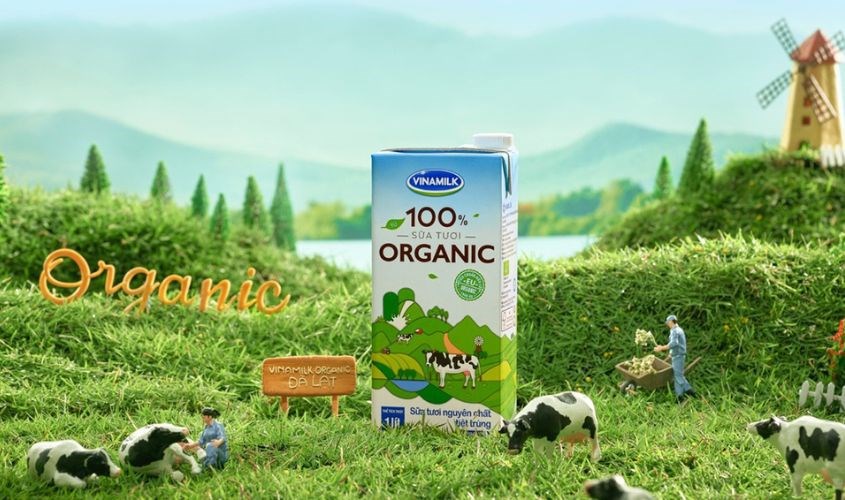 Sữa tươi Vinamilk 100% Organic Sữa tươi Vinamilk 100% Organic