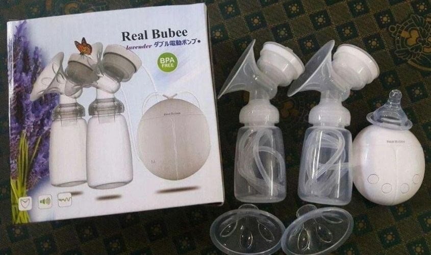 Máy hút sữa điện đôi Real Bubee