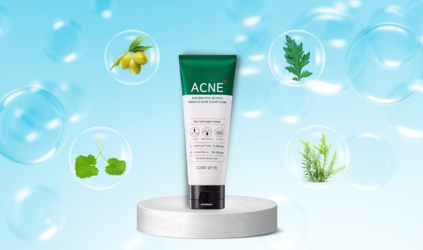 Sữa rửa mặt không cồn được chiết xuất từ thành phần thiên nhiên