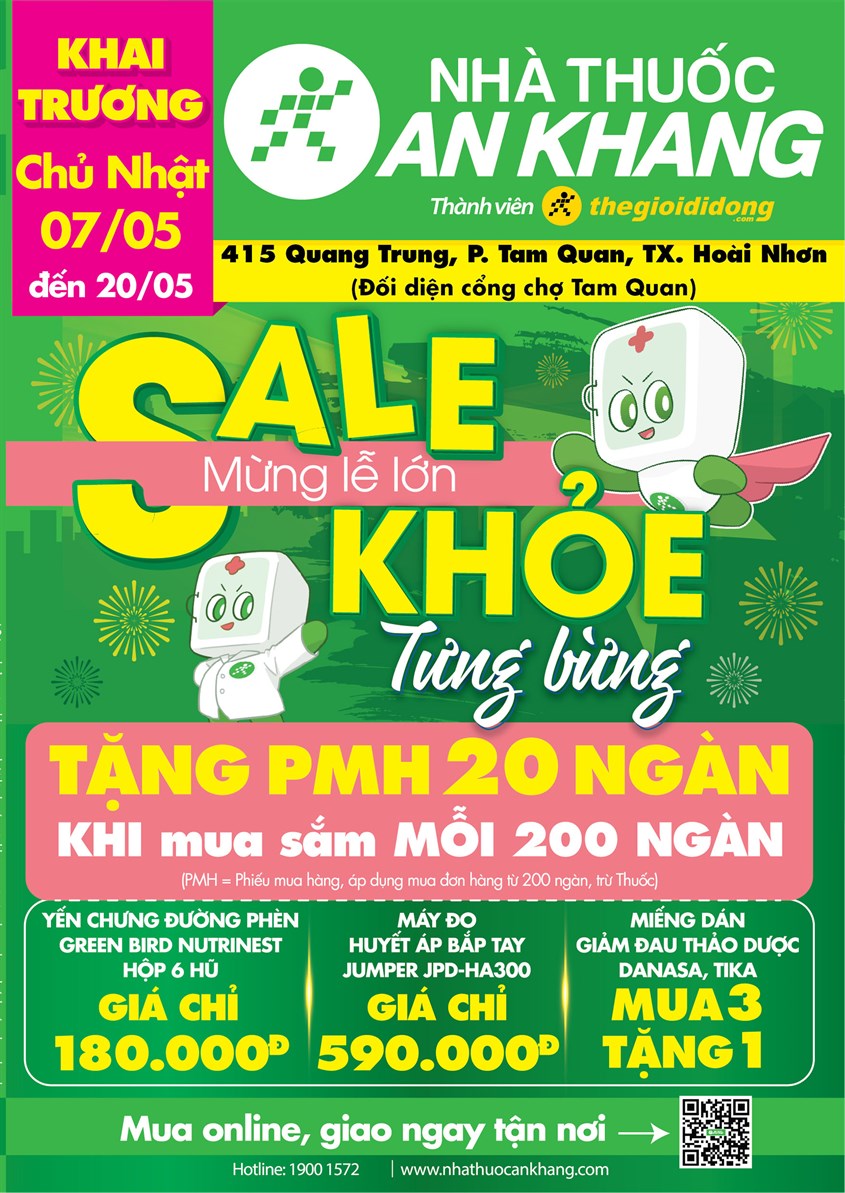 Khuyến mãi nhà thuốc An Khang