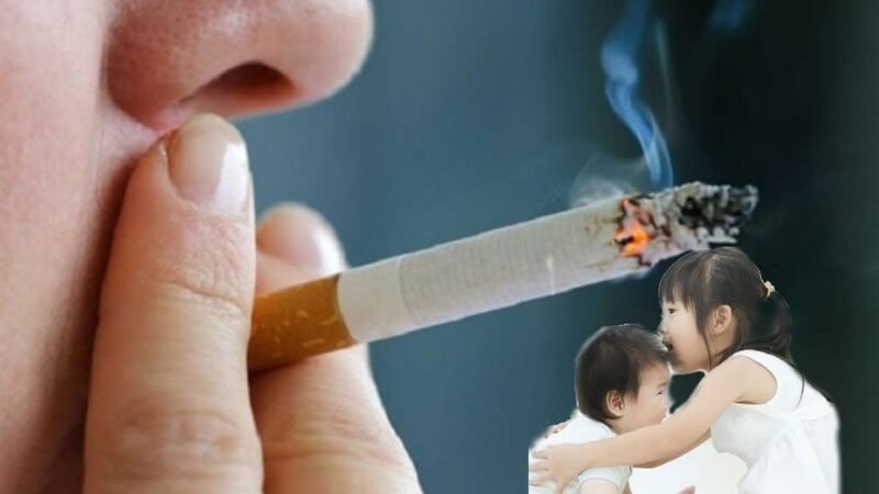 Kh&oacute;i thuốc t&aacute;c động đến hệ thống h&ocirc; hấp của trẻ nhỏ g&acirc;y ngủ ng&aacute;y