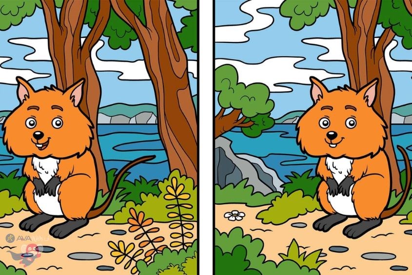 Trò chơi rèn luyện trí nhớ tìm điểm khác biệt Trò chơi rèn luyện trí nhớ tìm điểm khác biệt