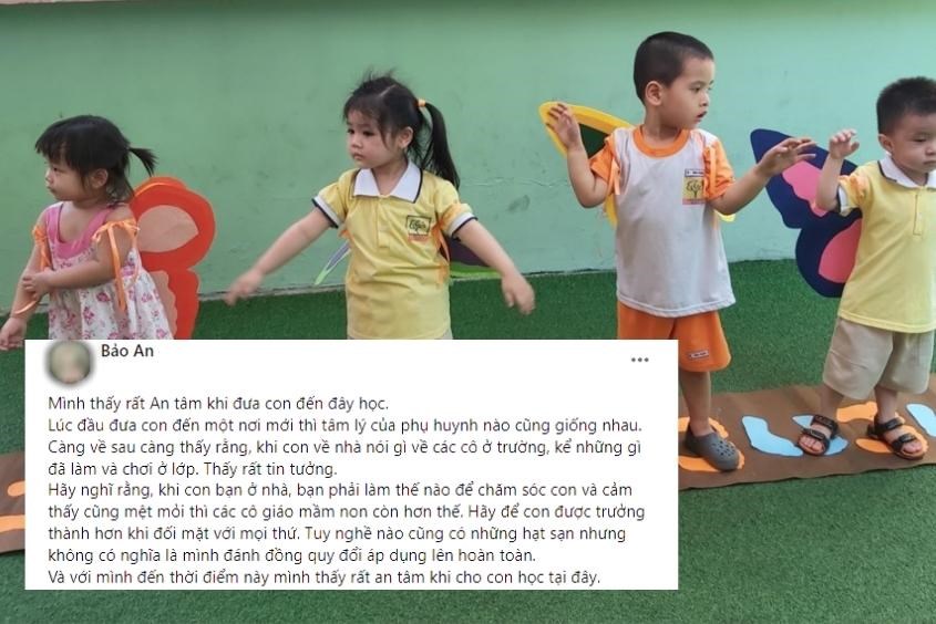 Đánh giá của ba mẹ về trường mầm non 6 quận 3