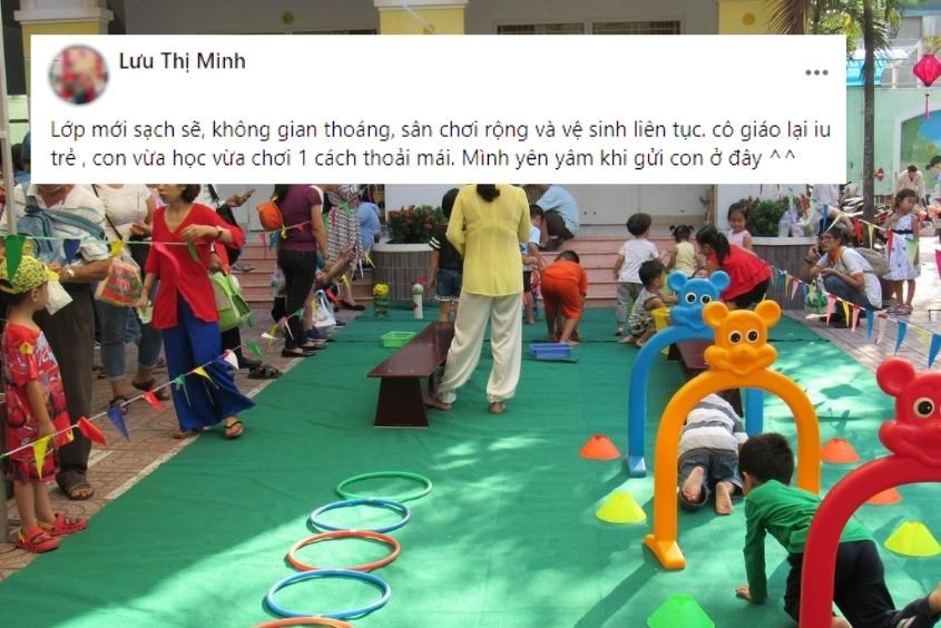 Đánh giá của ba mẹ về trường mầm non Hoa Mai quận 3