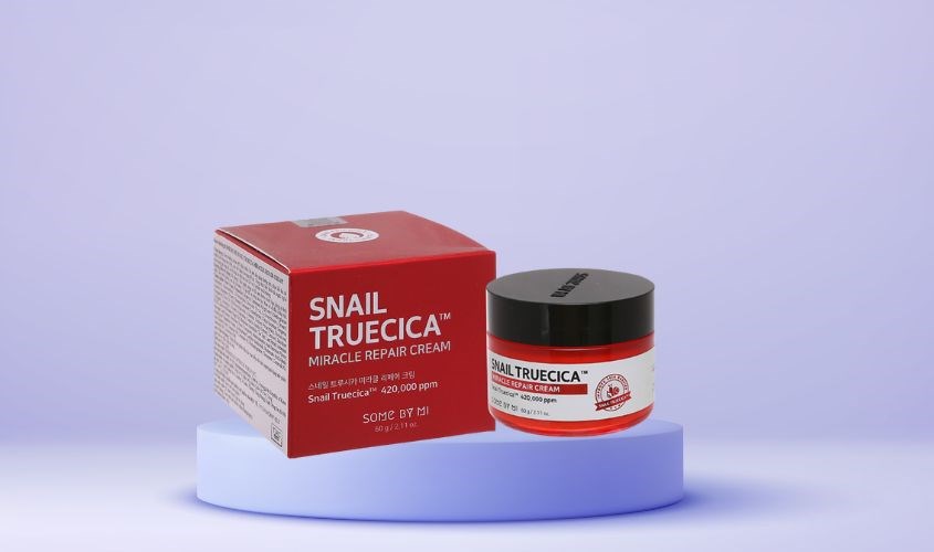 Kem dưỡng phục hồi da mờ thâm sẹo chiết xuất Ốc Sên Some By Mi Truecica Miracle Repair 60g