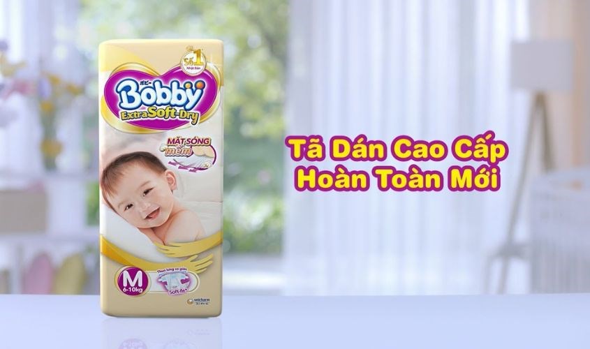  Tã Dán Bobby Extra Soft-Dry