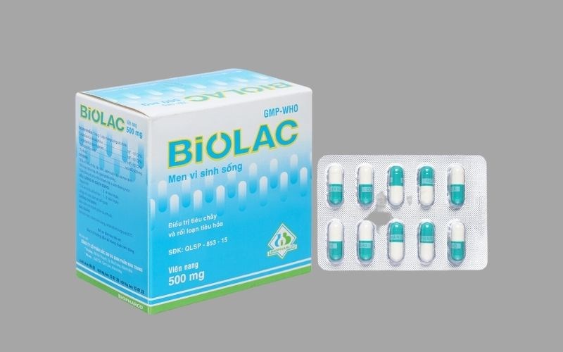 Biolac 500mg bổ sung vi sinh, hỗ trợ trị rối loạn tiêu hóa 