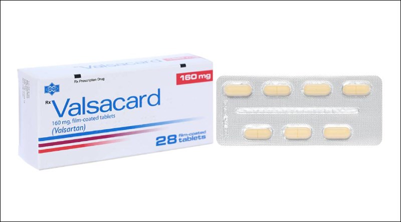 <div class='captionnews'>Valsacard 160mg trị tăng huyết áp, suy tim (4 vỉ x 7 viên)</div> <div class='captionnews'>Valsacard 160mg trị tăng huyết áp, suy tim (4 vỉ x 7 viên)</div>