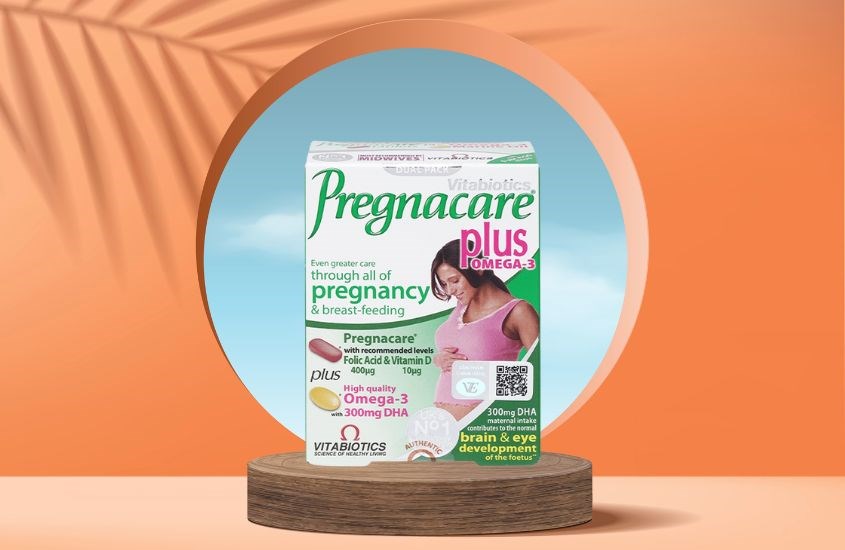 Viên uống Vitabiotics Pregnacare Plus Omega 3 bổ sung vitamin và khoáng chất 56 viên