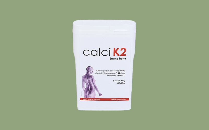 Calci K2 hỗ trợ ngừa lo&atilde;ng xương hộp 60 vi&ecirc;n