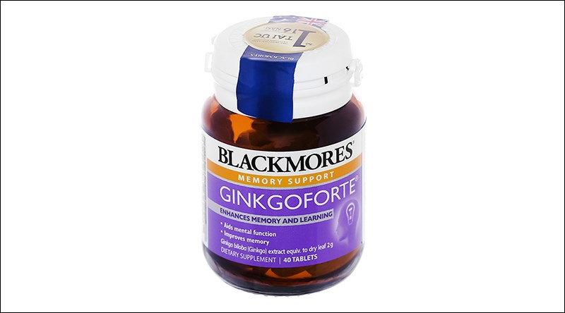 <div class='captionnews'>Blackmores Ginkgoforte tăng tuần hoàn não, chống đông huyết lọ 40 viên</div>