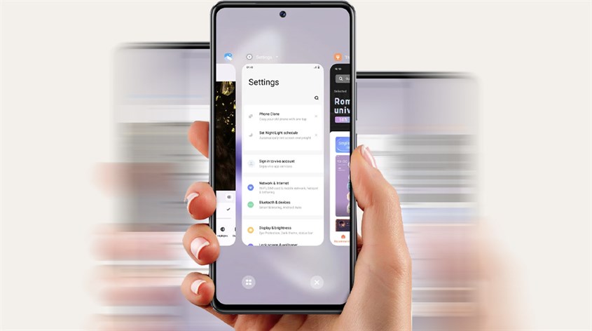 V27e tích hợp màn hình chăm sóc mắt của SGS giúp người dùng an tâm sử dụng