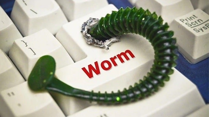 Worm máy tính lây lan một cách tự động mà không cần có tác động nào của người dùng