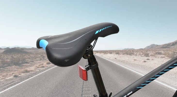 Yên của xe đạp đường phố Touring Vivente 700C-QUICK 27.5 inch được bọc đệm mềm mại, đem đến cho bạn sự thoải mái khi di chuyển
