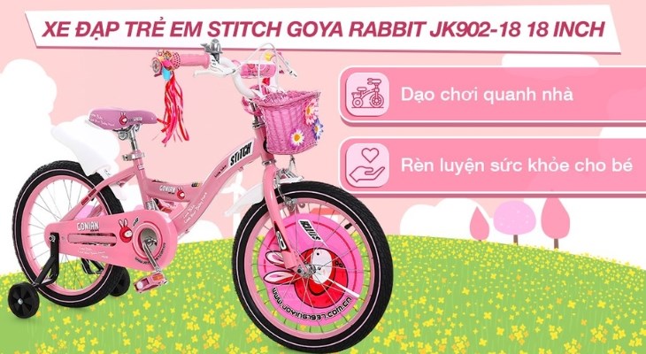 7 lý do phụ huynh nên mua xe đạp Stitch cho con
