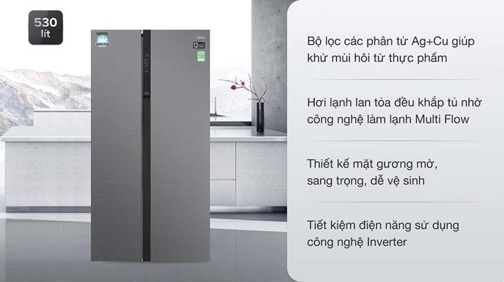 Tủ lạnh Midea là sản phẩm tốt, đáp ứng mọi nhu cầu bảo quản thực phẩm