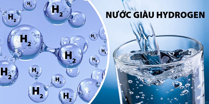 Nước hydrogen là nước có hòa tan khí hydrogen, không màu, không mùi và không vị