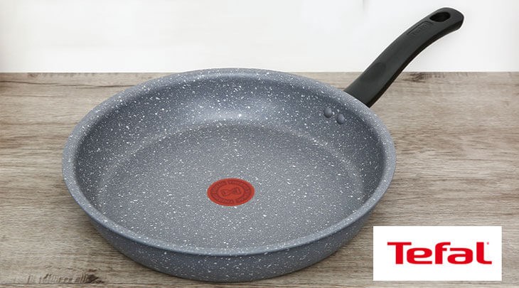 Chảo nhôm chống dính vân đá đáy từ 28 cm Tefal Cook Healthy G1340695 được bán với giá 606.000 đồng (cập nhật 02/03/2023, có thể thay đổi theo thời gian)