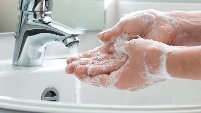 Rửa tay thường xuyên giúp phòng ngừa tiêu chảy
