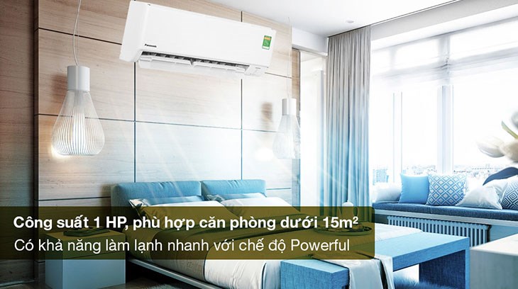 Điều hòa Panasonic Inverter 1 HP CU/CS-PU9ZKH-8M trang bị Quiet giúp người dùng cảm thấy mát lạnh dễ chịu trong không gian yên tĩnh