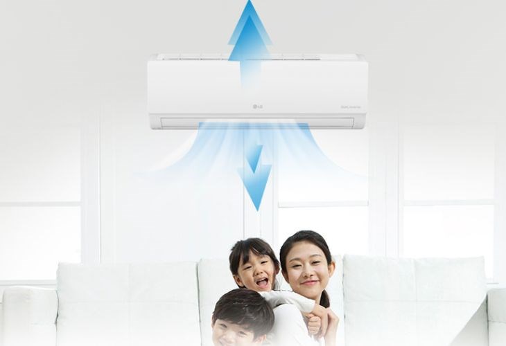 Với chế độ hút ẩm, máy lạnh LG Inverter 1 HP V10WIN ngăn ngừa sự ẩm mốc và vi khuẩn lên thiết bị đồ điện