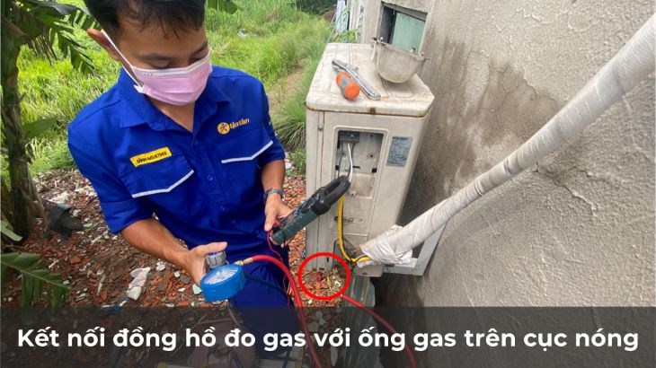 kết nối đồng hồ gas với ống gas