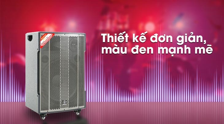 Loa kéo karaoke Dalton TS-18G850X 850W thiết kế vững chắc với tổng thể một khối mạnh mẽ rất sang trọng.