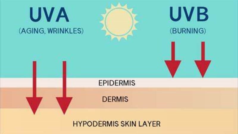 Tia cực tím gây tổn thương trên da