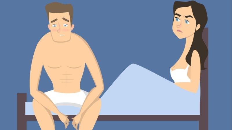 Liệt dương khiến nam giới giảm ham muốn tình dục