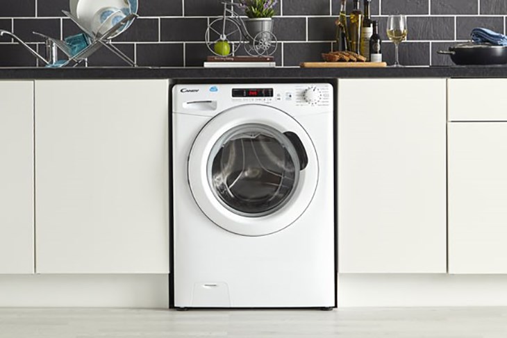 Máy giặt Candy có thiết kế hiện đại, đa dạng chương trình giặt và công nghệ hiện đại