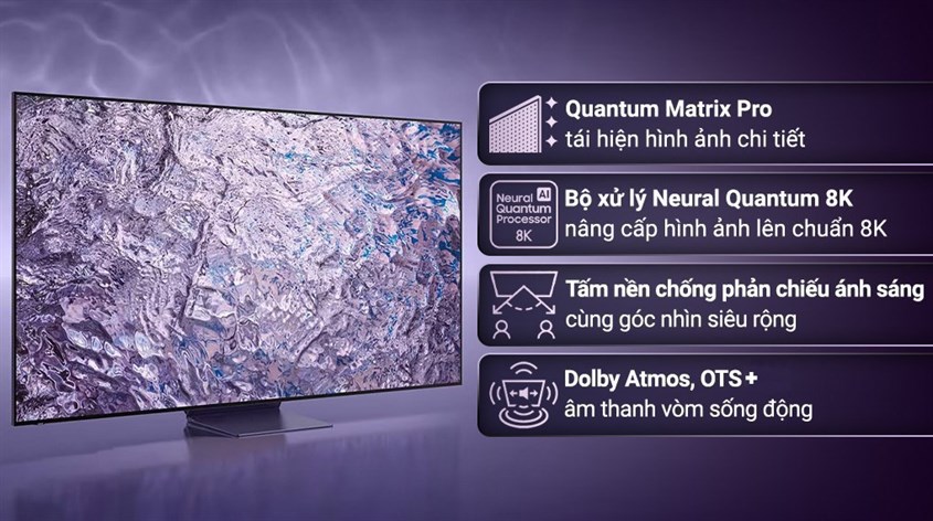 Smart Tivi Neo QLED 8K 65 inch Samsung QA65QN800C có giá 89.900.000 đồng (cập nhật tháng 4/2023)