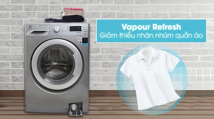 công nghệ Vapour Refresh máy giặt electrolux