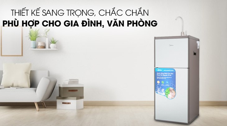 Máy lọc nước RO Midea MWP-S0920MR 9 lõi thiết kế gọn gàng, đẹp mắt, dễ lắp đặt