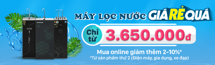 Máy lọc nước giá rẻ quá chỉ từ 3.650.000