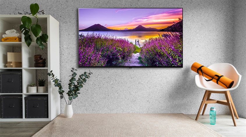 Smart Tivi OLED LG 4K 65 inch 65A2PSA cung cấp khung hình 4K rực rỡ cho trải nghiệm thú vị.