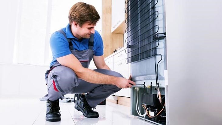 Tủ bị xì hoặc có mùi gas là lỗi nguy hiểm, cần nhờ sự giúp đỡ của thợ kỹ thuật chuyên nghiệp