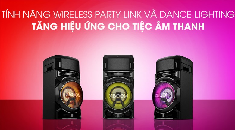 Loa Karaoke LG Xboom RN5 sở hữu ngoại hình ấn tượng với hiệu ứng đèn led xung quanh Loa Karaoke LG Xboom RN5 sở hữu ngoại hình ấn tượng với hiệu ứng đèn led xung quanh
