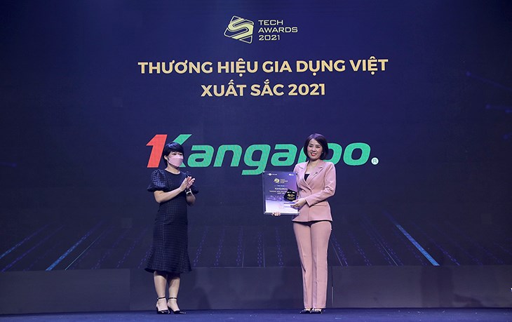 Kangaroo nhận giải thưởng thương hiệu gia dụng Việt xuất sắc năm 2021