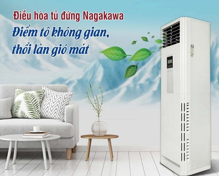 Điều hòa tủ đứng Nagakawa cho hiệu quả làm mát tối ưu nhờ cảm biến I-Feel