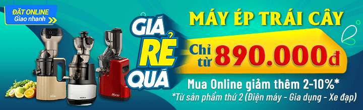 Máy ép trái cây chỉ từ 890.000