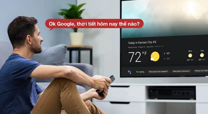 Google Assistant cải tiến mới và hỗ trợ Tiếng Việt trên tivi