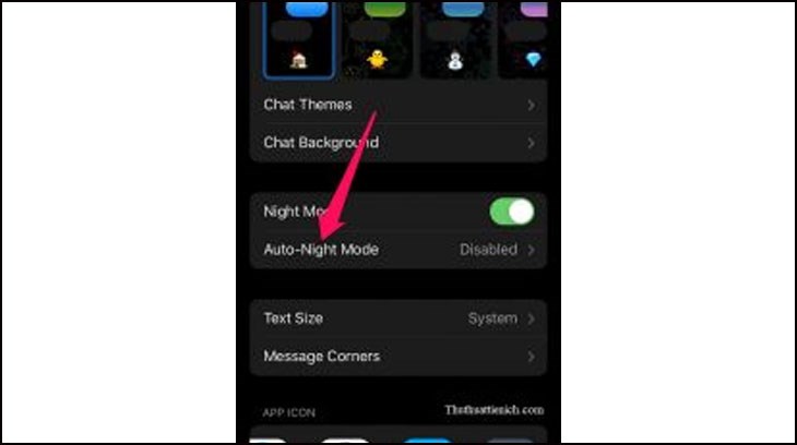 Chế độ Auto-Night Mode cho ban đêm