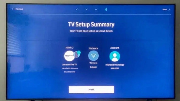Thực hiện quy trình thiết lập ban đầu trên smart tivi Samsung giúp bạn trải nghiệm các tính năng giải trí phù hợp với nhu cầu của mình hơn