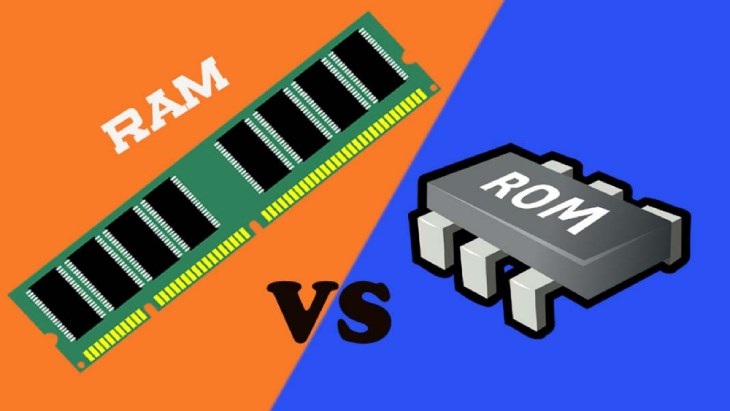 Sự khác biệt của Ram và Rom