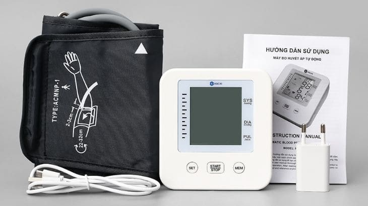 Kachi MK-293 automatic blood pressure monitor for quick, accurate, and fully automatic measurement